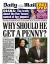 Daily Mail's headline for November 23: 