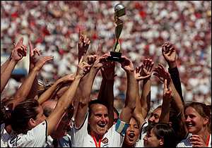 Germany's Women's Soccer Team World Champions in 2007