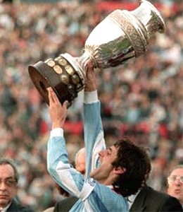 Enzo Francescoli with the Copa America.