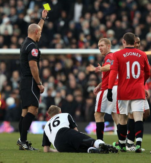 Scholes, who's horrific display was even worst than last season's at Craven Cottage; where he was sent off after 18 minutes!