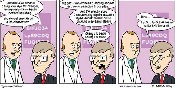 2010-02-08 Arsene Wenger - Studs Up