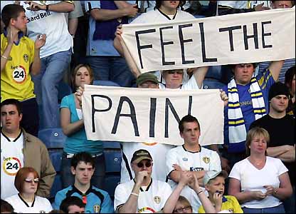 73978503PG022_Leeds_United_ Leeds fans watch on as their team is relegated from the Championship