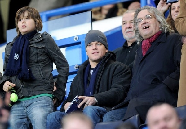 matt-damon-chelsea Matt Damon watches Chelsea, hates Tottenham