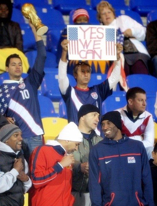 Kobe Bryant before USA v. Ghana in Rustenburg
