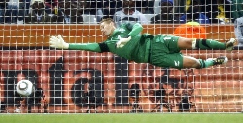 Mark Paston was the man of the match for the All Whites