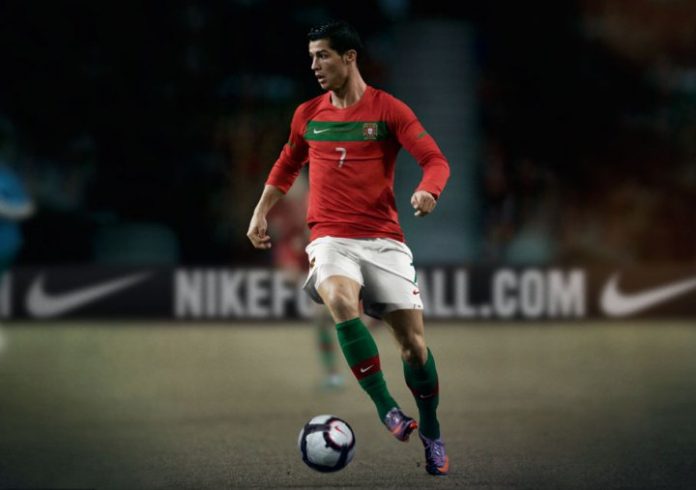 Portugal Home Kit Cristiano Ronaldo World Cup 2010 South Africa