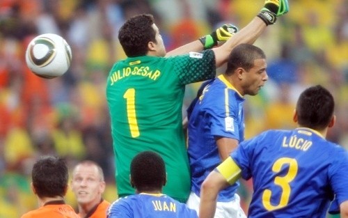 The usually sure-handed Julio Cesar accepted blame for the first goal