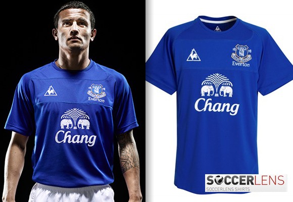 Everton Home Shirt 10/11 Le Coq Sportif