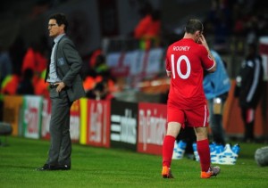9072844 A dejected Wayne Rooney during the World Cup