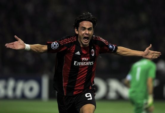 Filippo Inzaghi Is One Of The Top Scorers Of Champions League Quarter-Finals