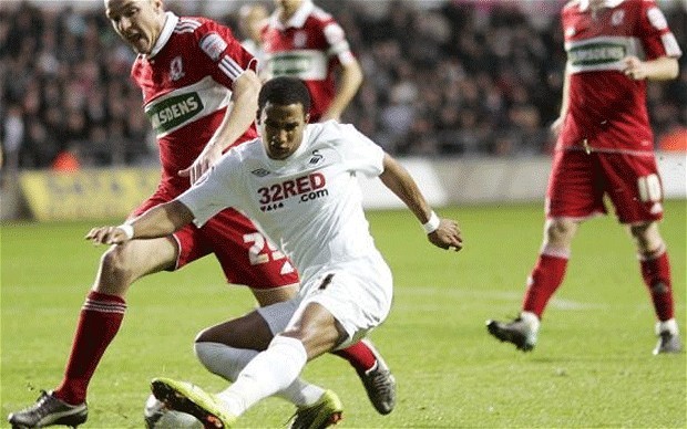Scott Sinclair of Swansea City for England