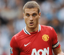Manchester United captain Nemanja Vidic