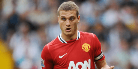 Manchester United captain Nemanja Vidic