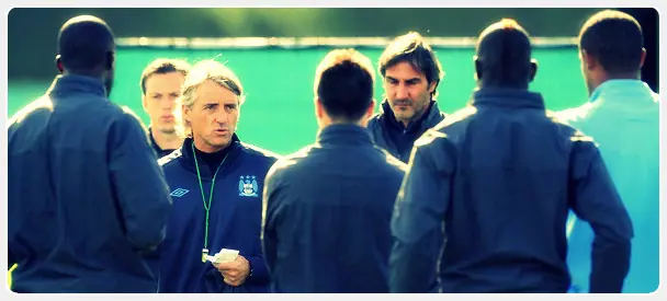 mancini-players Manchester City’s Roberto Mancini: Money, Power and Respect?