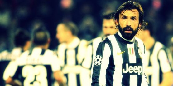 Andrea Pirlo in action.