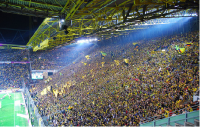 The standing area at Borussia Dortmund