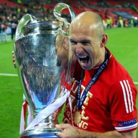 Arjen Robben Scored 15 UCL Knockout Goals