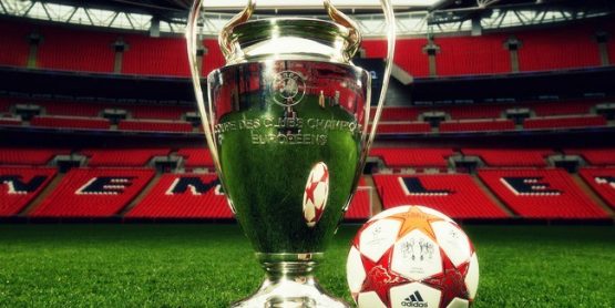 Champions League trophy at Wembley