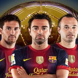 Messi, Iniesta, Xavi