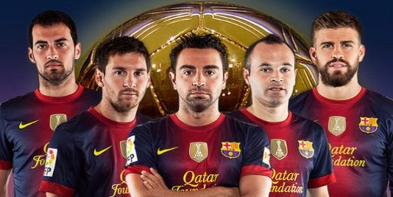 Messi, Iniesta, Xavi