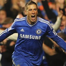 Fernando Torres celebrates