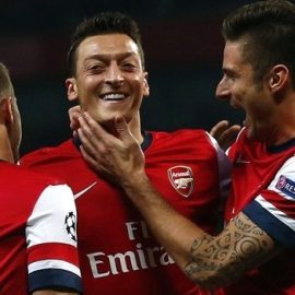 Arsenal's Mesut Ozil