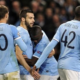 Manchester City celebrate