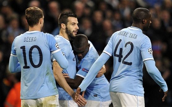 Manchester City celebrate