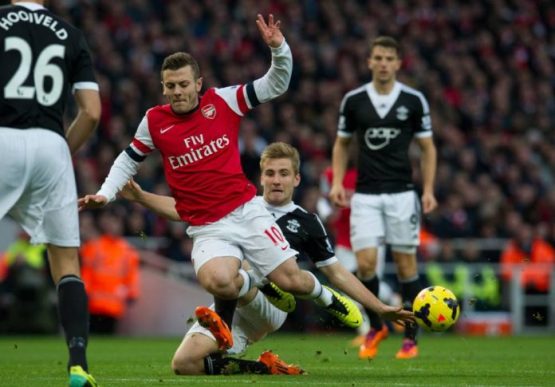 Jack Wilshere and Luka Shaw