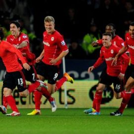 Cardiff celebrate