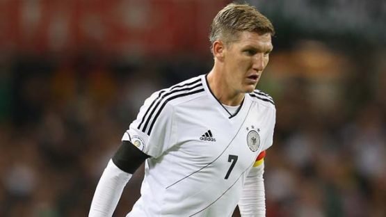 Schweinsteiger had a quiet game against Scotland