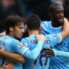 Manchester City celebrate