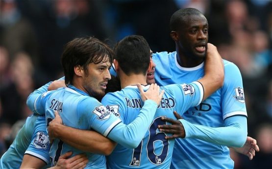 Manchester City celebrate