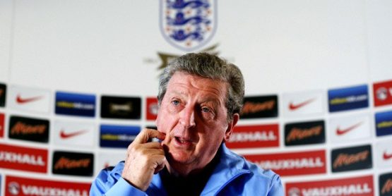 England's Manager Roy Hodgson smiles dur