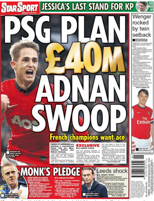 Paris Saint-Germain have already offered Januzaj the chance to leave Old Trafford and were linked with a £40m bid earlier this year