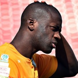 Yaya Toure training