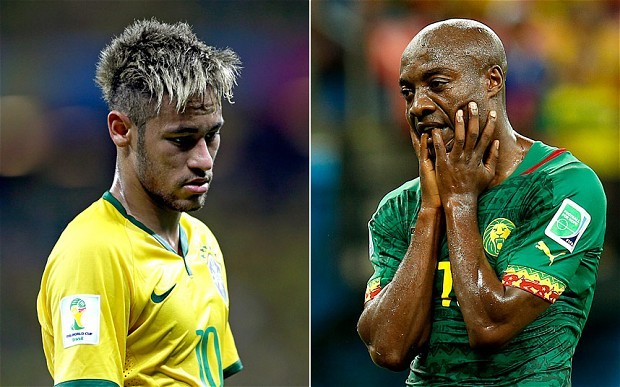 It's not been easy for either Brazil or Cameroon in the 2014 World Cup