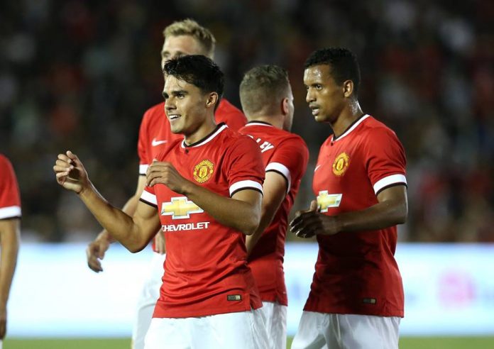 Reece (centre) helped himself to a couple.