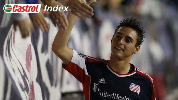 Fagundez has a strong bond with his hometown club the New England Revolution [Photo: www.mlssoccer.com]
