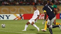 Former Under-20 U.S. international forward Tony Taylor (Center) is heading to the New England Revolution. Photo provided by Getty Images. 