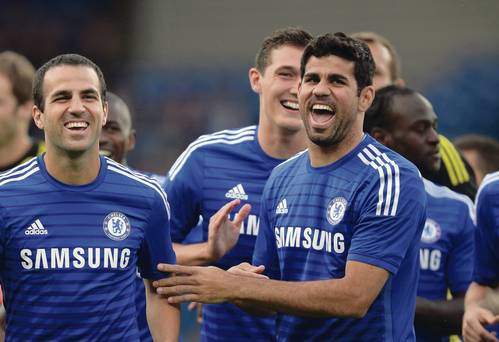 Cesc Fabregas Diego Costa