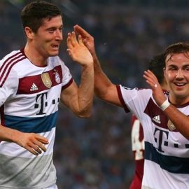 Robert Lewandowski and Mario Gotze