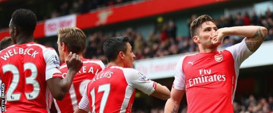 Olivier Giroud Celebration