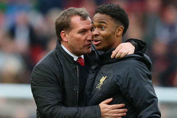 Brendan Rodgers and Raheem Sterling