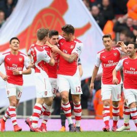 Arsenal celebrate