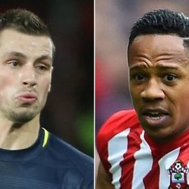 Morgan Schneiderlin and Nathaniel Clyne