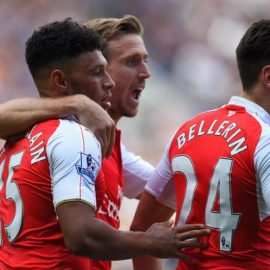 Monreal + Chamberlain + Bellerin