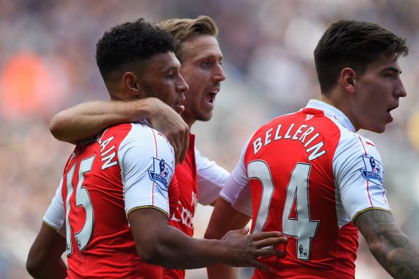 Monreal + Chamberlain + Bellerin