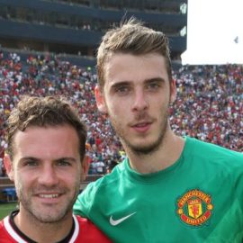 Juan Mata and David De Gea