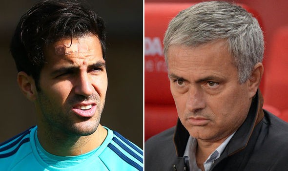 Cesc Fabregas Jose Mourinho